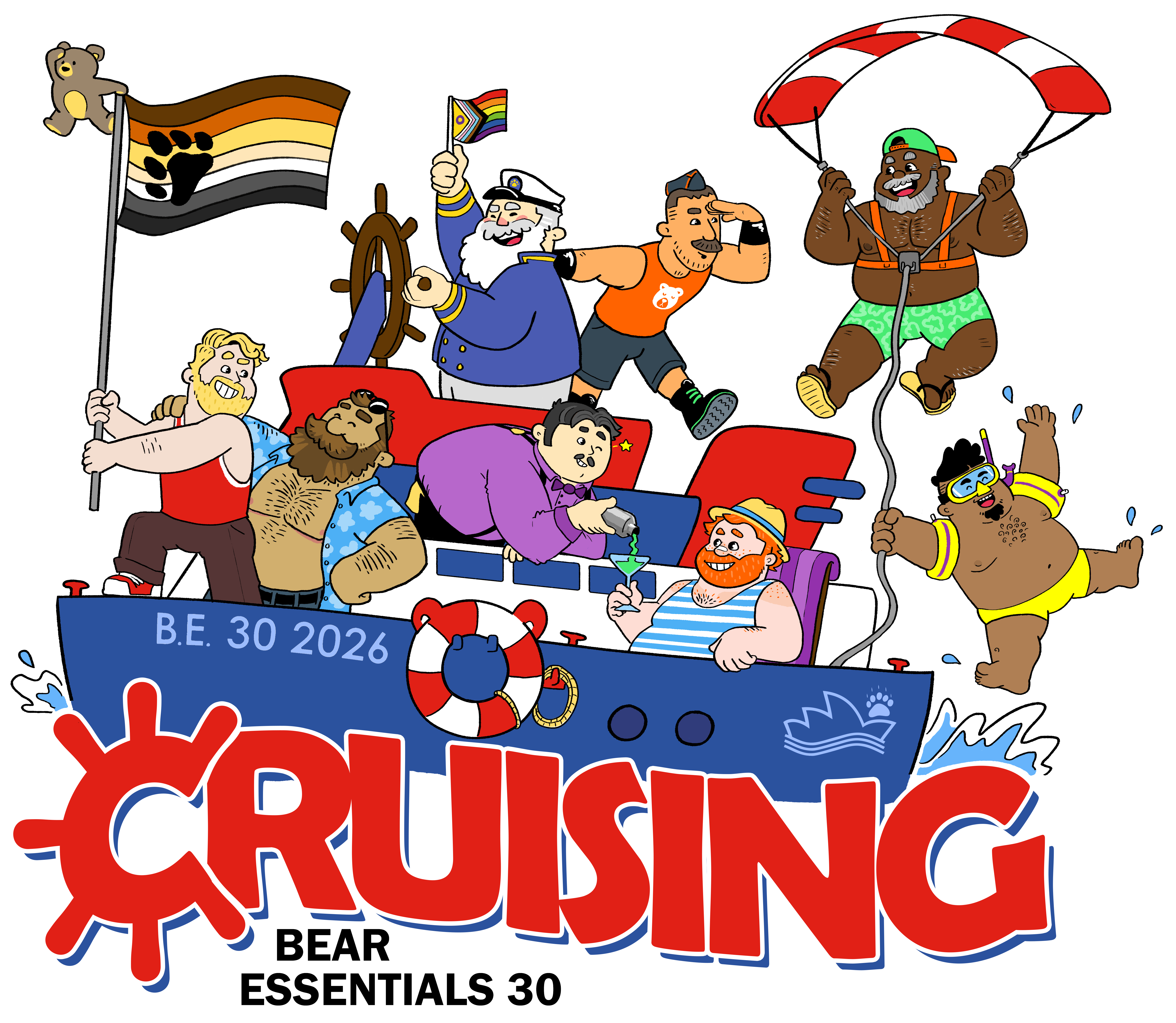 Poster for Mardi Gras Parade